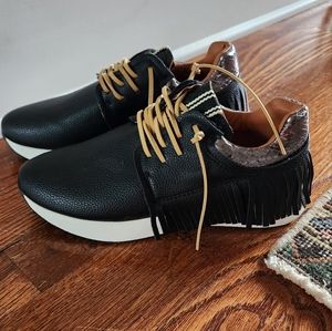 Shu Shop Fringe Sneakers